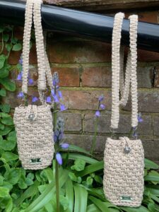 Hand Made Mobile Phone Pocket by Deeply Dorset Designs